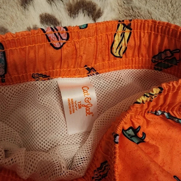 Cat and jack swim trunks 12mos - Picture 2 of 3